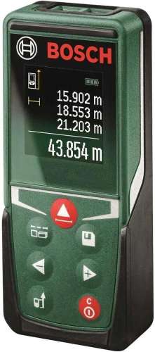 Лазерный дальномер Bosch UniversalDistance 50, 2 класс лазера, 635нм, луч красный [603672801]